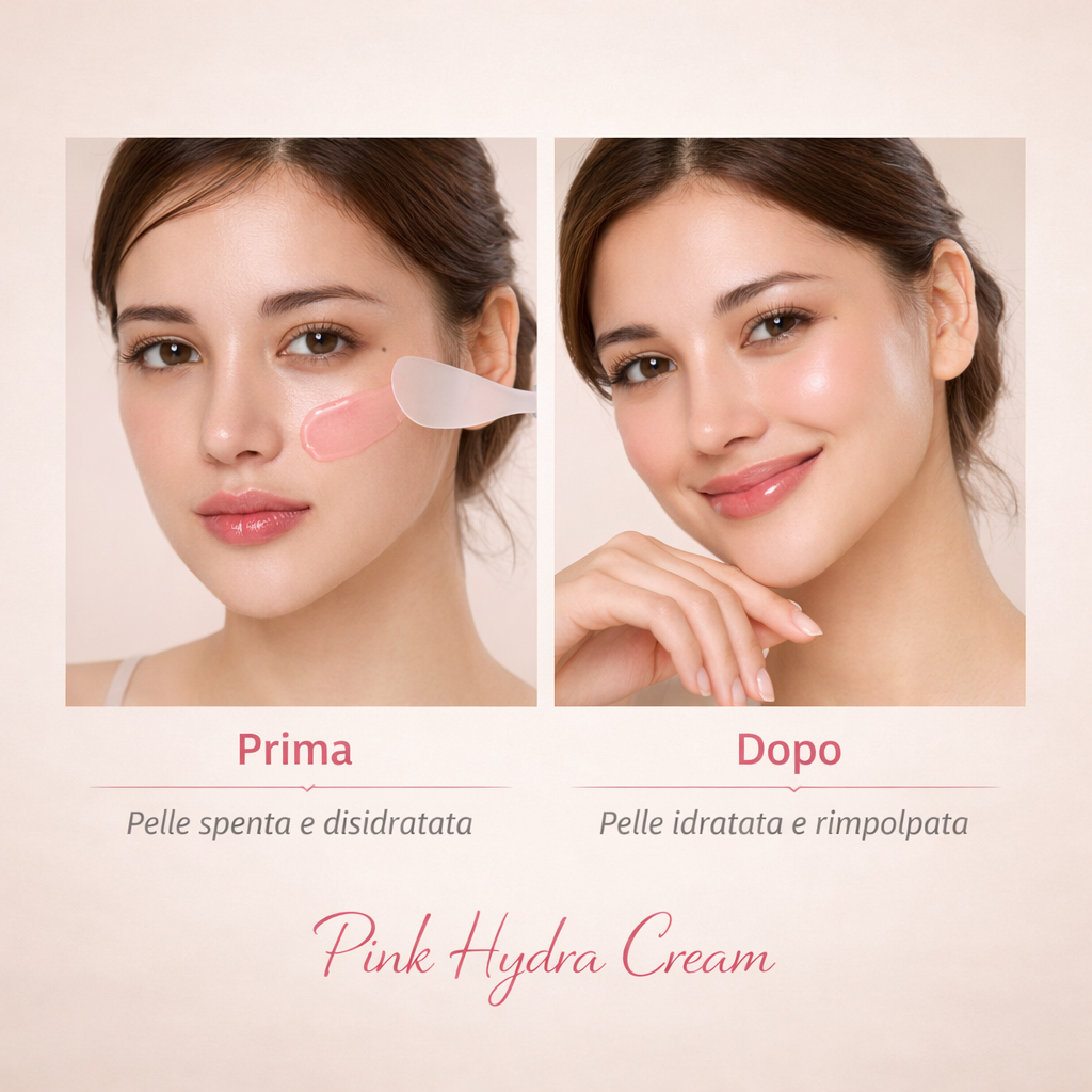Pink Hydra Cream - Crema idratante in gelatina al collagene