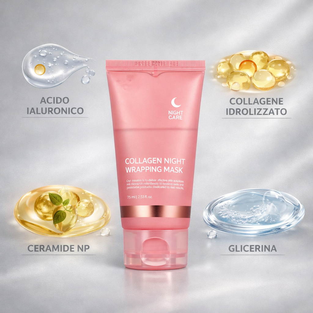 MoonLift - Maschera Viso Notturna al Collagene