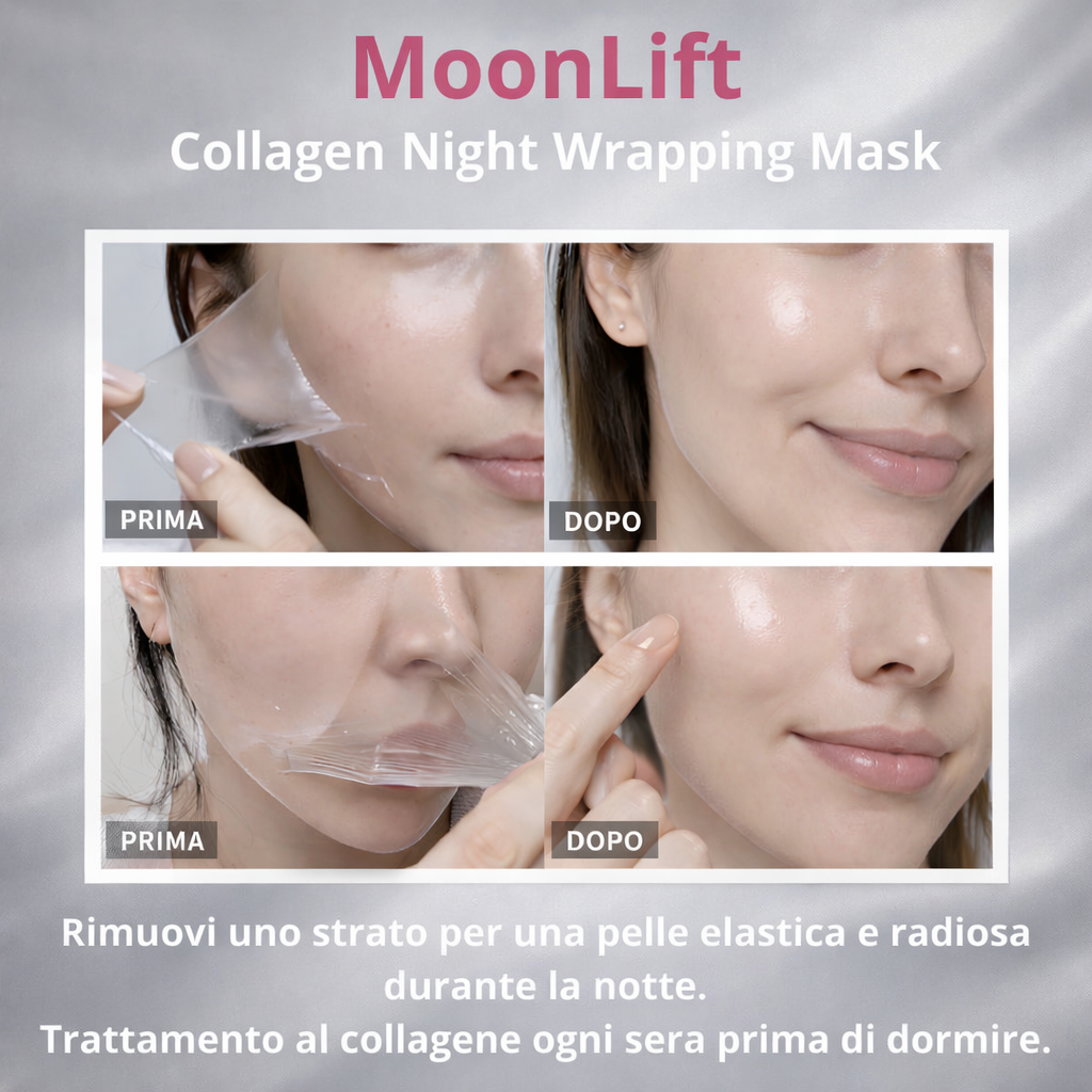 MoonLift - Maschera Viso Notturna al Collagene